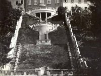 Tuškanac. Palača Gvozdanović 1950-ih godina